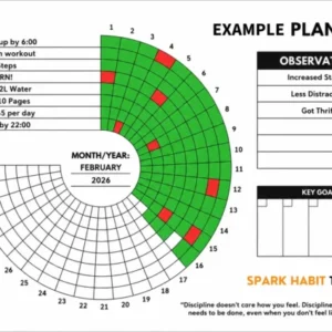 Spark Printable Habit Tracker